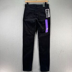 Buffalo David Bitton Velvet Stretch Skinny Jeans Womens 4/27 Black Comfort‎